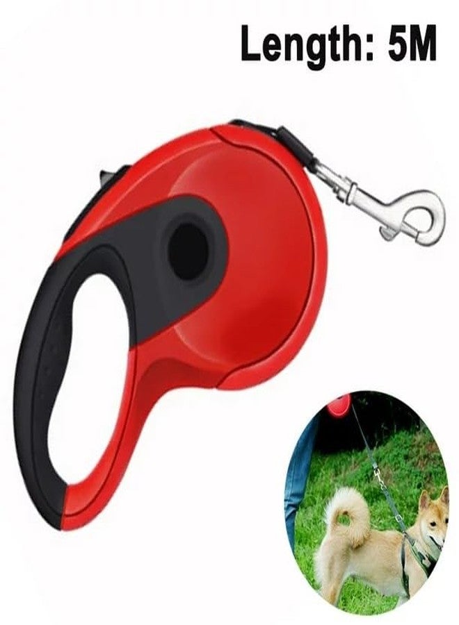 VXI Retractable Dog Leash with Ergonomic Handle, 5m Length, Blue and Grey - Image 3